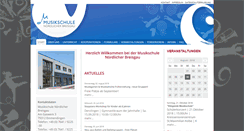 Desktop Screenshot of musikschule-em.de